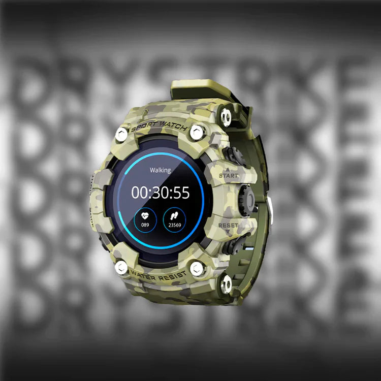 Wodoodporny zegarek sportowy Bluetooth monitorujący poziom tlenu we krwi