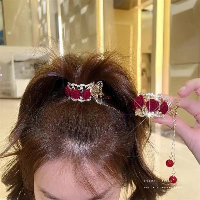 Vintage Rose HairPins