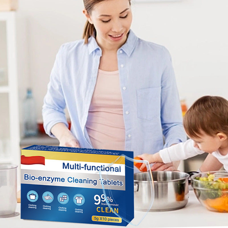 🔥Kup 2 i otrzymaj 3 GRATIS 🔥Wielofunkcyjne tabletki czyszczące z bioenzymem