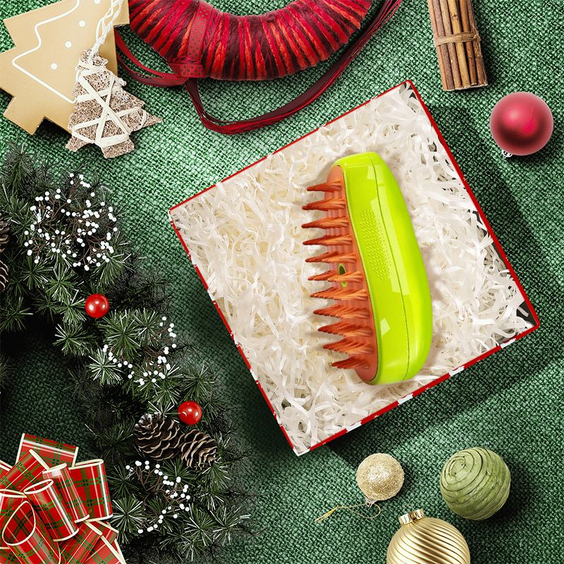 🎅Antyrozbryzgowa szczotka dla kota ze sprayem parowym