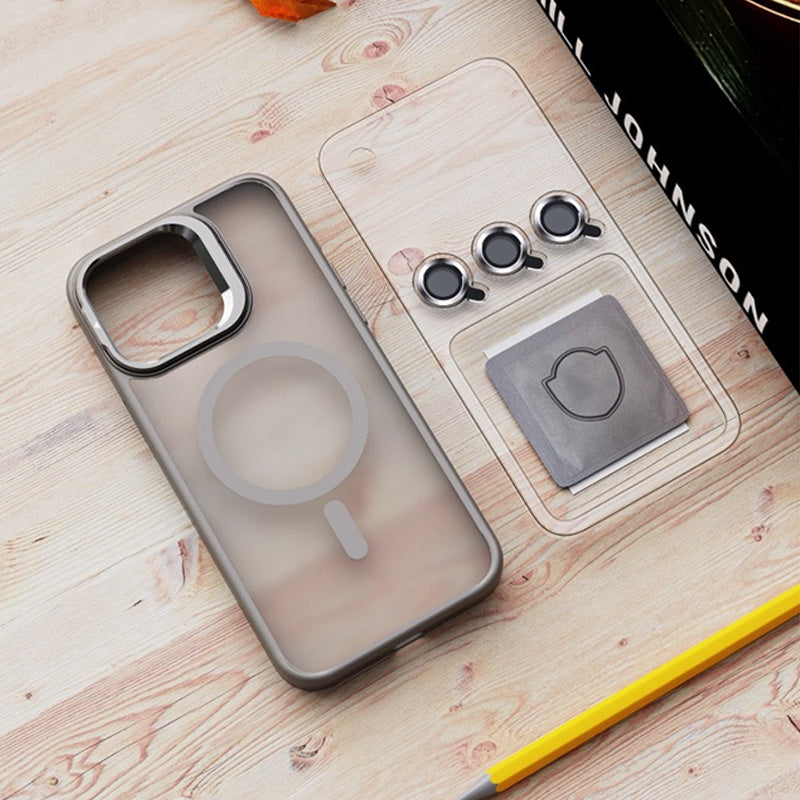 Metalowy uchwyt na obiektyw Magnetyczne etui na telefon iPhone