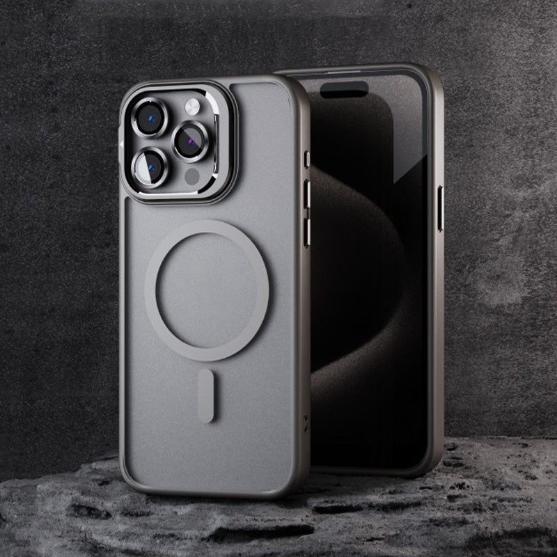 Metalowy uchwyt na obiektyw Magnetyczne etui na telefon iPhone