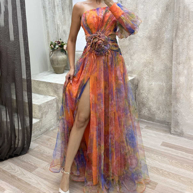 ✨【Slimming Wizard】Colorblock Mirage Dress ✨ |