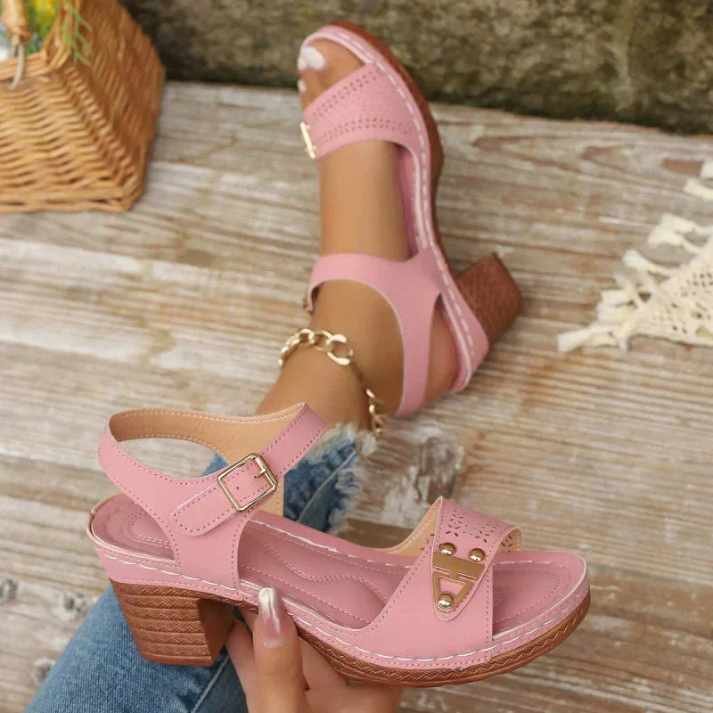 👡Letnie sandały damskie na wysokim obcasie