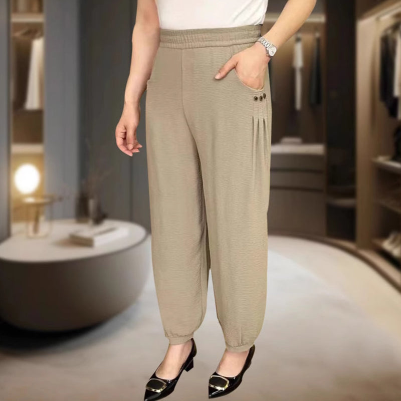 ✨ Luźne, oddychające spodnie damskie • Styl casualowy