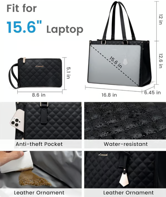 🔥Damska torba na lunch Bento 3 w 1🎁Bezpłatny pasujący portfel ⏰