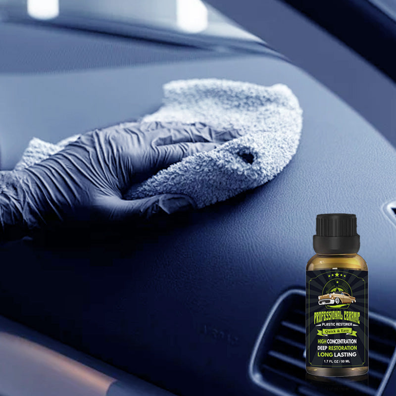 🚗✨Zestaw do ożywienia plastiku samochodowego! Przywróć blask dzięki powłoce ochronnej💎