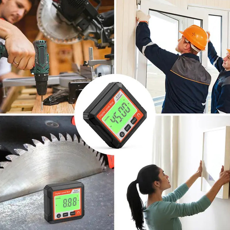 🔥 Gorąca wyprzedaż 50% ZNIŻKI ✨ Przenośny elektroniczny kątomierz i poziomica