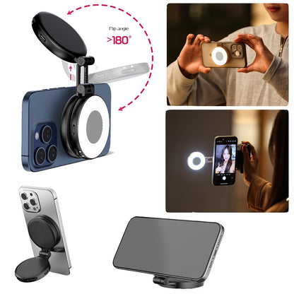 Regulowany Ring Light Magnetyczny – Idealne Doświetlenie do Selfie i Zdjęć! 📸✨Uniwersalna kompatybilność