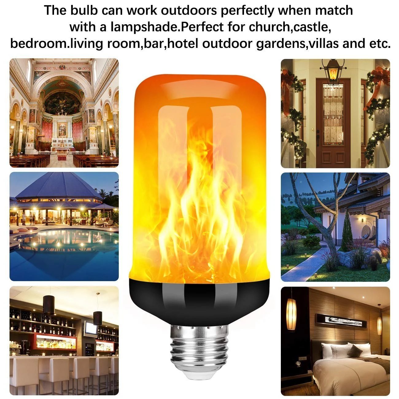 2023 UPGRADE LED FLAME LIGHT BULB Z efektem wykrywania grawitacji Importowane z Niemiec