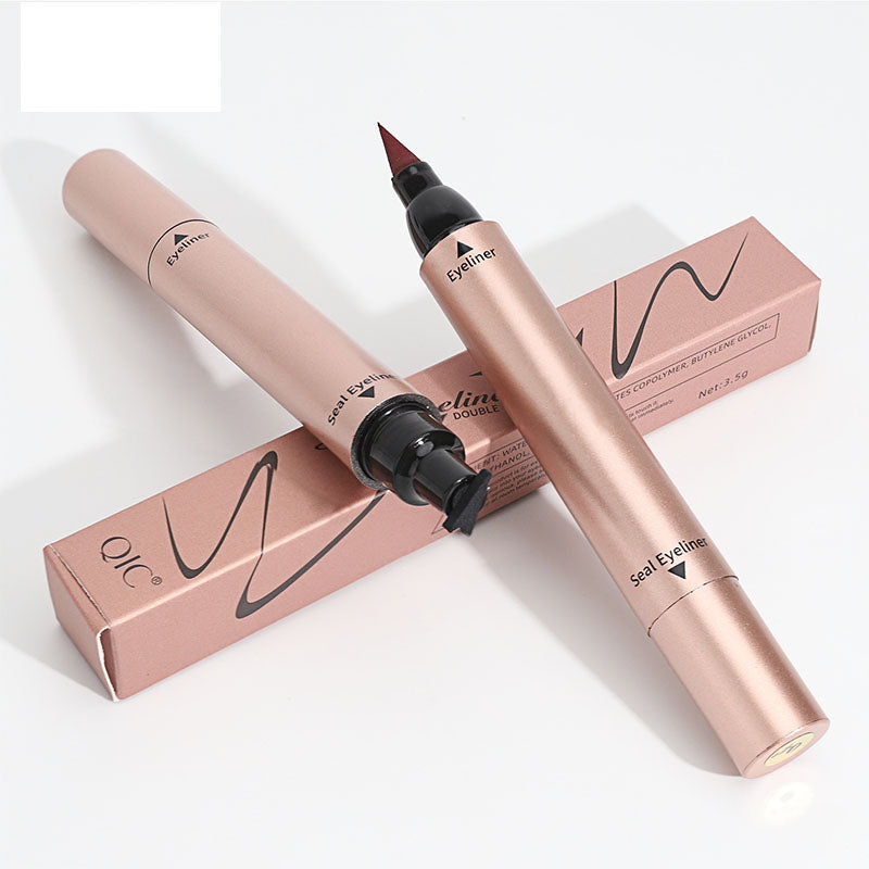 🎅Kup 1 i otrzymaj 1 gratis | Podwójny trójkątny eyeliner w płynie