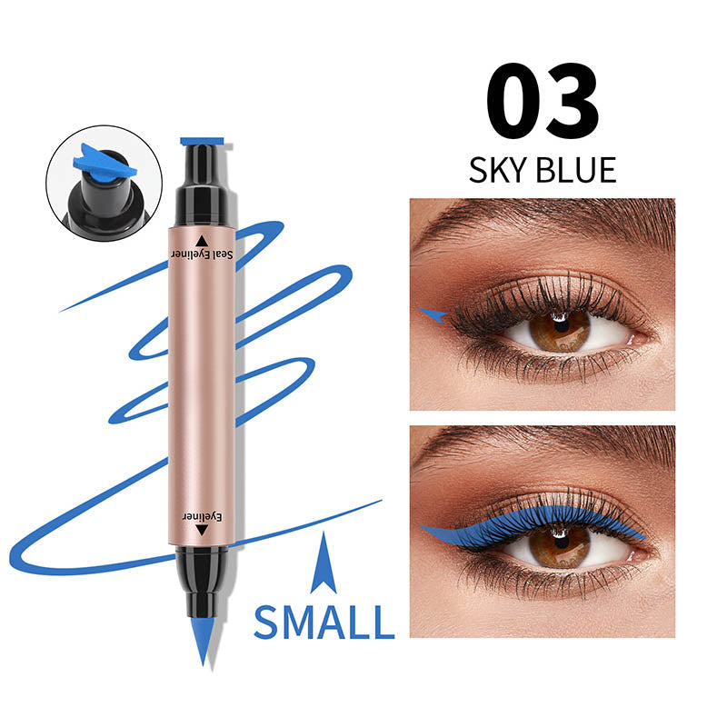 🎅Kup 1 i otrzymaj 1 gratis | Podwójny trójkątny eyeliner w płynie