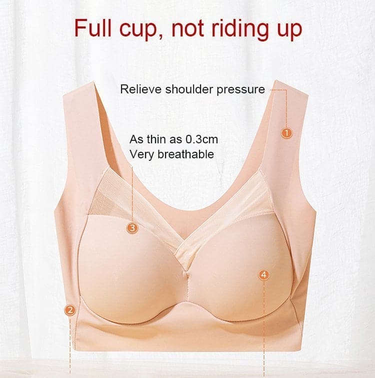 👙🎀Twoja seksowna broń✨Seksowne bezprzewodowe biustonosze push up 【1+1 Bezpłatnie】🥰