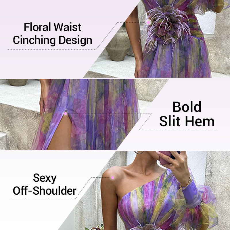 ✨【Slimming Wizard】Colorblock Mirage Dress ✨ |