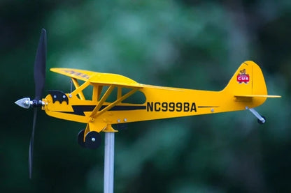 【Gorąca sprzedaż】Piper J3 Cub Samolot Weathervane - Prezenty dla miłośników latania