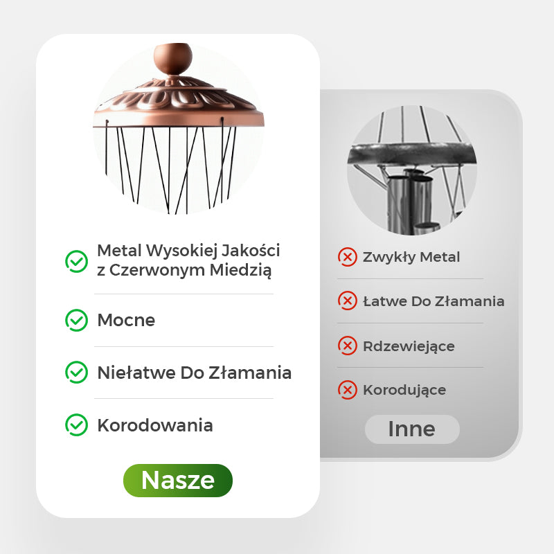 🔔Ręcznie wykonane mosiężne dzwonki wietrzne