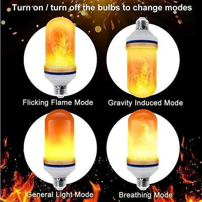 2023 UPGRADE LED FLAME LIGHT BULB Z efektem wykrywania grawitacji Importowane z Niemiec