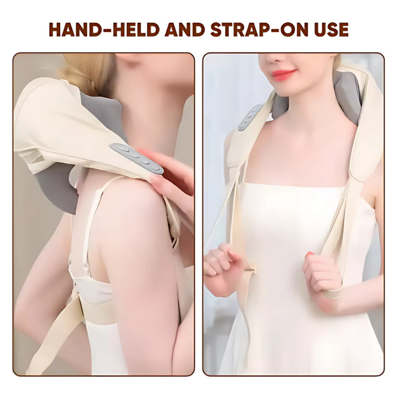 NeckMassager: Uspokajające Ciepło Relaksujący Masażer Szyi i Ramion