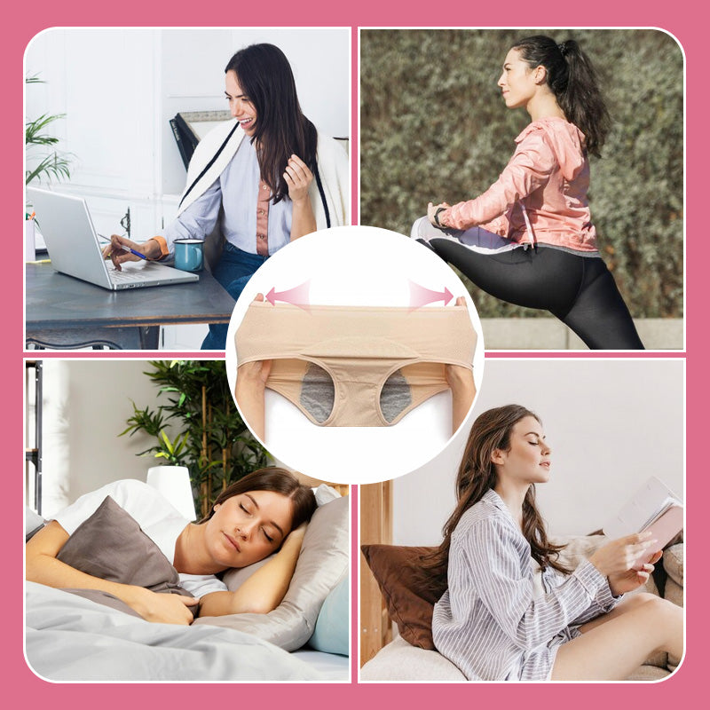 🌸Kup 2 i otrzymaj 1 gratis 🌸2024 Najnowsze majtki z wysokim stanem i ochroną przed przeciekaniem