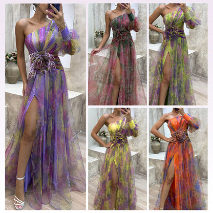 ✨【Slimming Wizard】Colorblock Mirage Dress ✨ |