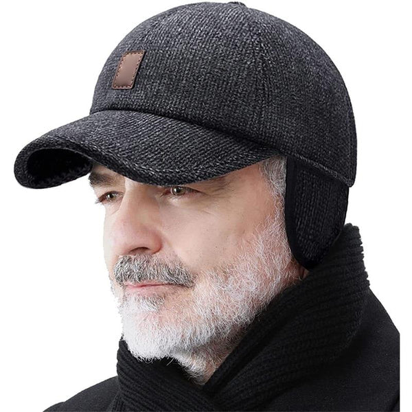 【🎅Świąteczna oferta przedsprzedaży】🎄Idealny prezent dla starszych na Boże Narodzenie!-Zimowa ciepła lekka czapka z daszkiem