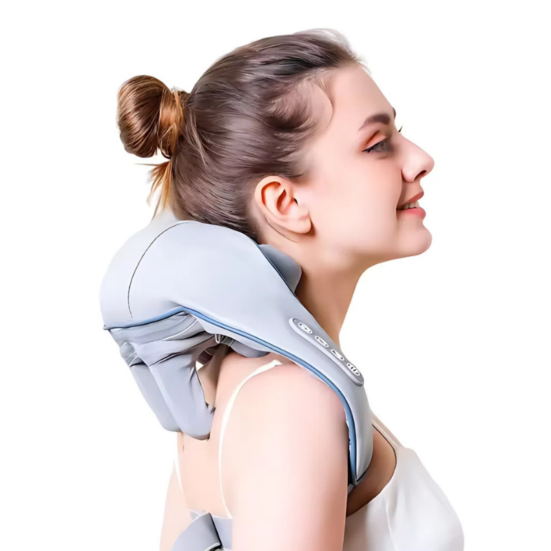 NeckMassager: Uspokajające Ciepło Relaksujący Masażer Szyi i Ramion