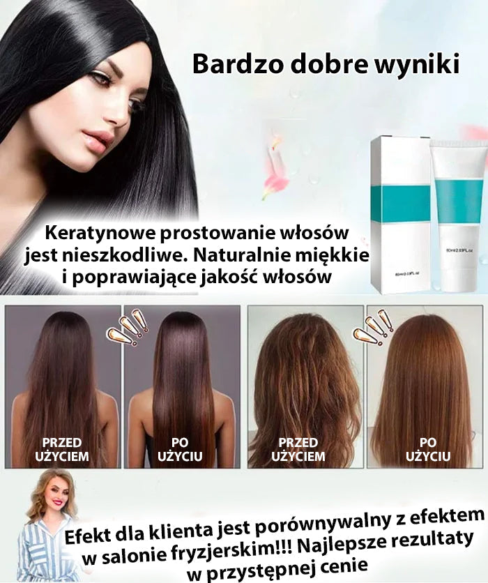 【🎉Kup 2 i otrzymaj 1】Keratynowy krem do prostowania włosów