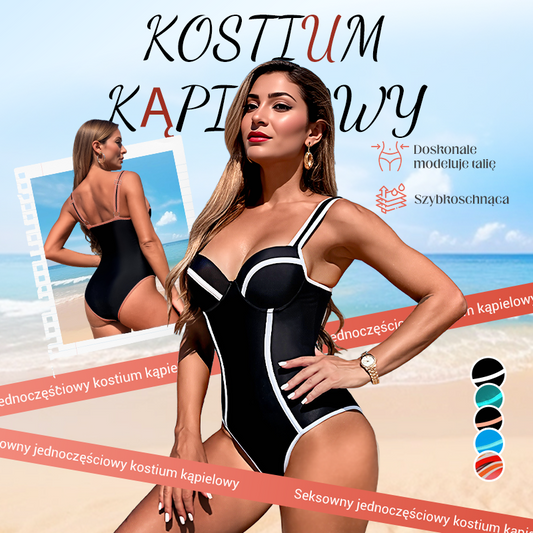 🔥🩱Seksowny jednoczęściowy strój kąpielowy dla kobiet