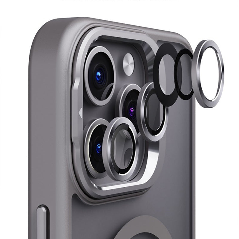 Metalowy uchwyt na obiektyw Magnetyczne etui na telefon iPhone