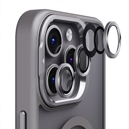 📱 Najnowsze metalowe etui magnetyczne na iPhone'a z lustrzaną ramką  2023✨