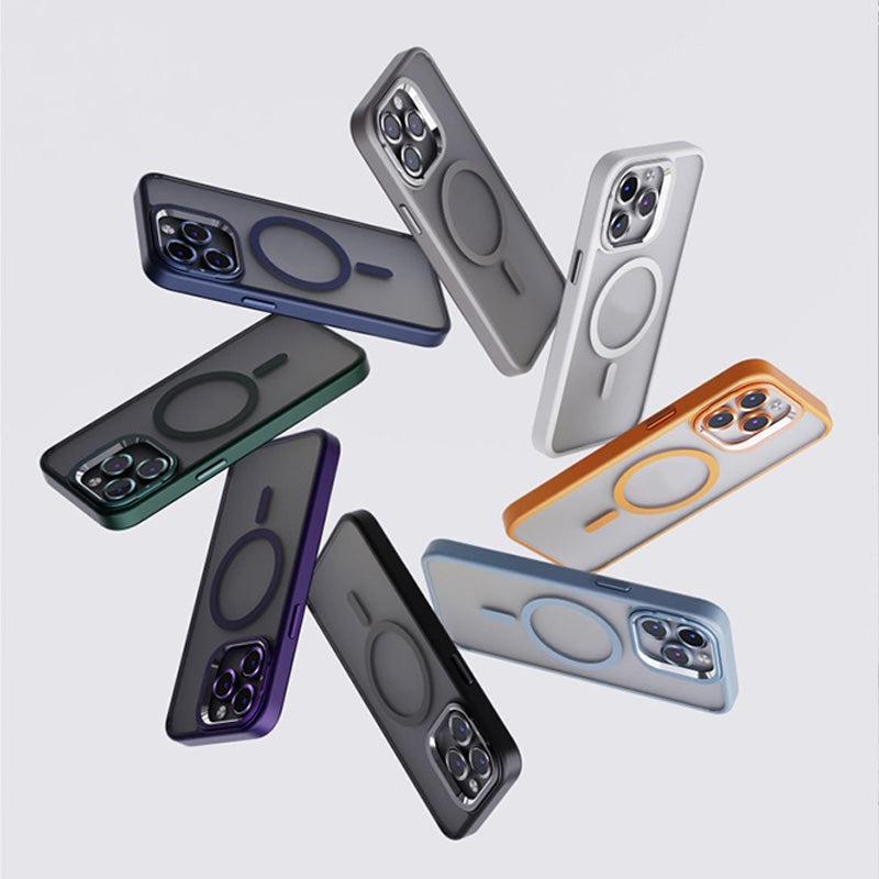 Metalowy uchwyt na obiektyw Magnetyczne etui na telefon iPhone