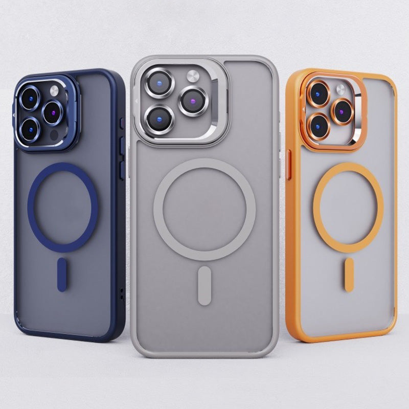 Metalowy uchwyt na obiektyw Magnetyczne etui na telefon iPhone