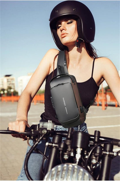 🔥Sportowa torba na ramię z funkcją ładowania USB i zabezpieczeniem przed kradzieżą🔥