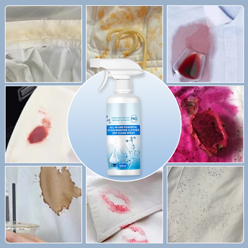 🥳Uniwersalny odplamiacz do ubrań w sprayu do prania chemicznego