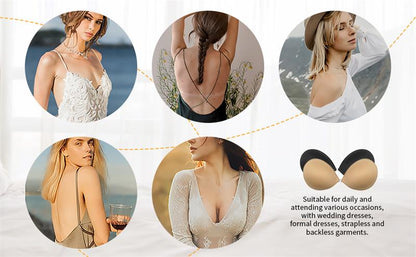 😍【Kup 1, drugi GRATIS!】👙 Przylepny, niewidoczny biustonosz push-up