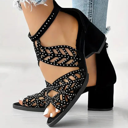 ✨2025 Nowe produkty👡Nowe damskie buty na wysokim obcasie w stylu bohemy