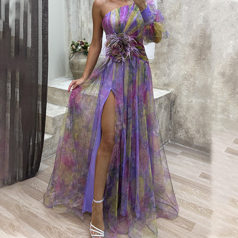 ✨【Slimming Wizard】Colorblock Mirage Dress ✨ |