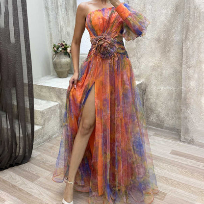 ✨【Slimming Wizard】Colorblock Mirage Dress ✨ |