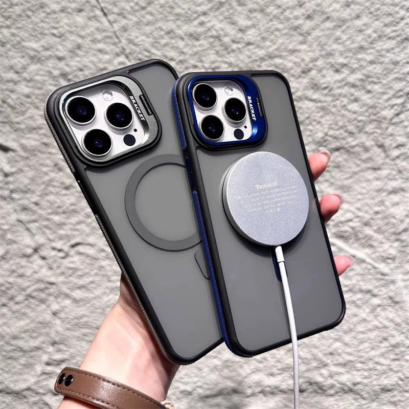 Magnetyczne etui na telefon z mocowaniem obiektywu do serii iPhone