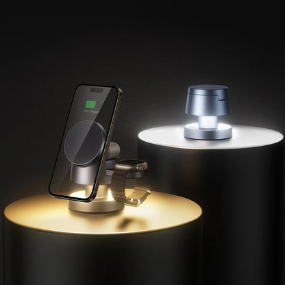 Mushroom Light 4-in-1 Magnetic Wireless Charging Station