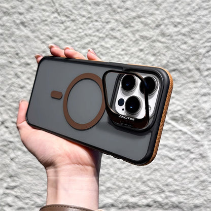 Magnetyczne etui na telefon z mocowaniem obiektywu do serii iPhone