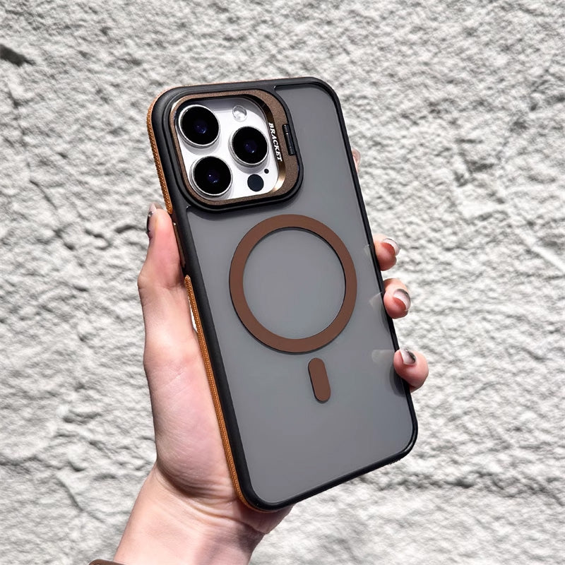 Magnetyczne etui na telefon z mocowaniem obiektywu do serii iPhone