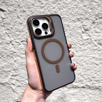 Magnetyczne etui na telefon z mocowaniem obiektywu do serii iPhone