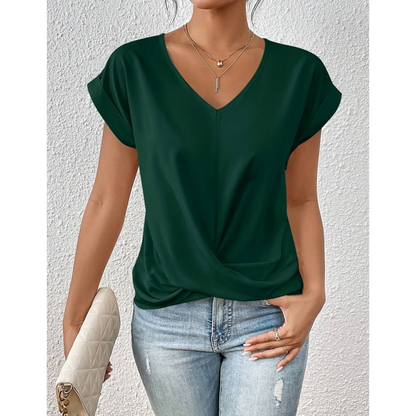【S-2XL】👚Casualowa koszulka z krótkim rękawem dla kobiet