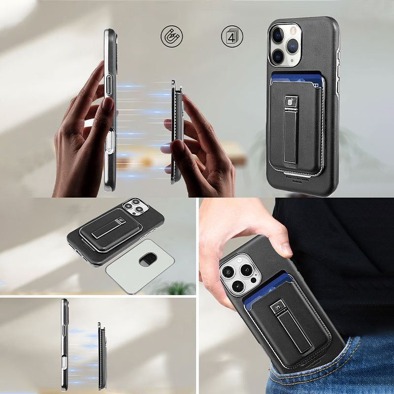 💢 Luksusowe skórzane etui na telefon