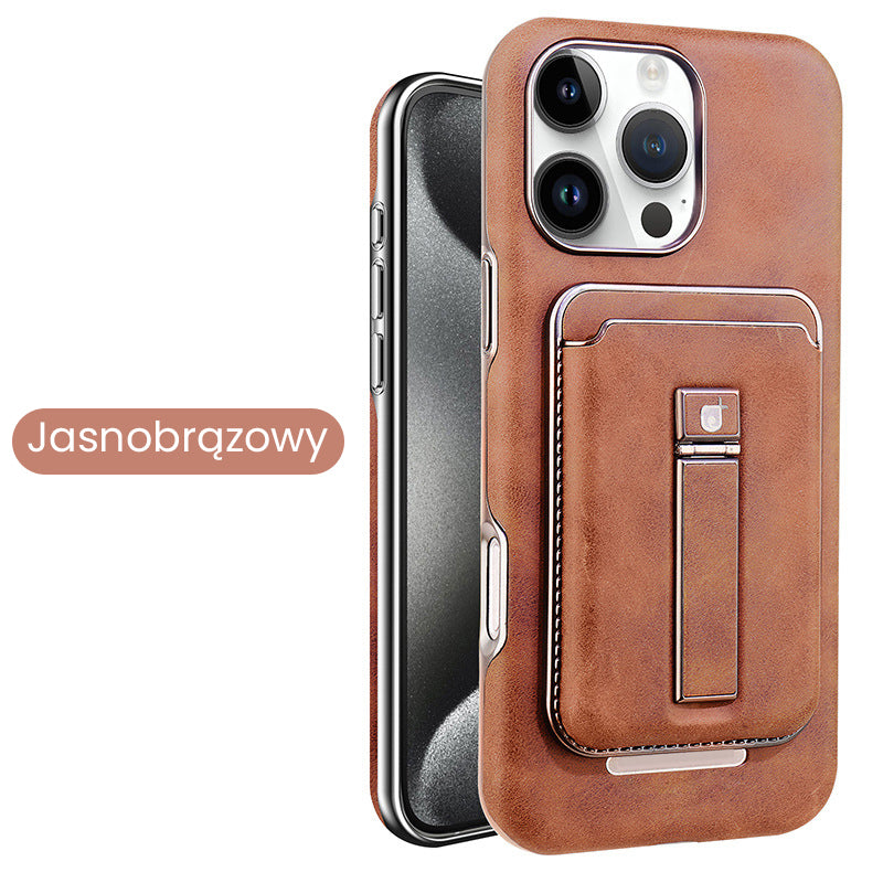💢 Luksusowe skórzane etui na telefon