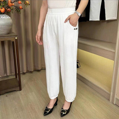 ✨ Luźne, oddychające spodnie damskie • Styl casualowy