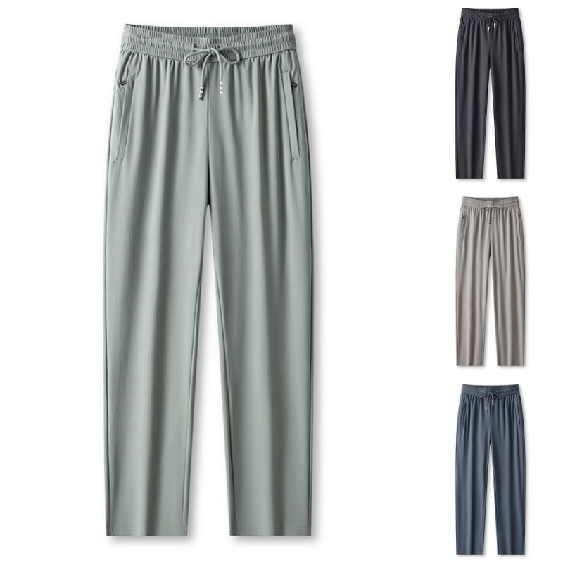 【M-4XL】❄️Męskie spodnie dresowe Ice Silk