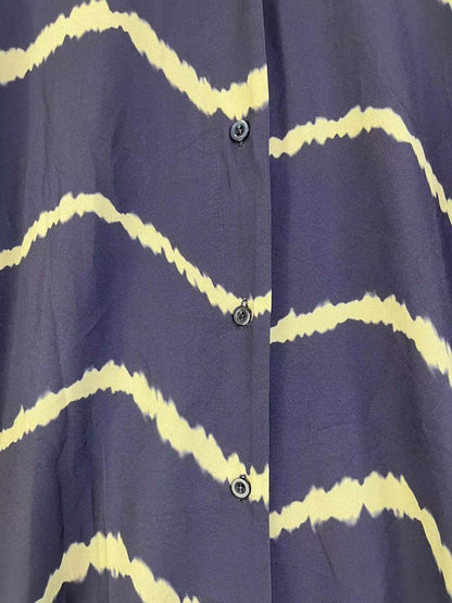 Sukienka Boho Stripe z długim rękawem