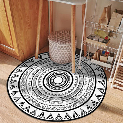 😍😍😍Geometryczna okrągła chłonna antypoślizgowa mata podłogowa